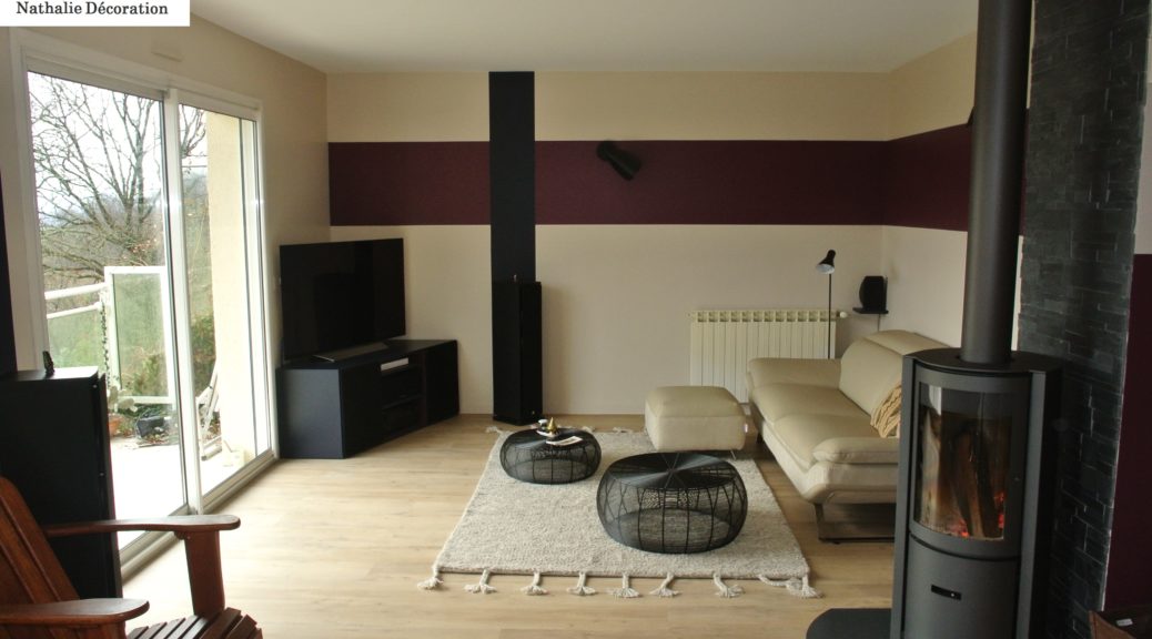 Une pièce à vivre originale - Nathalie Style Décoration