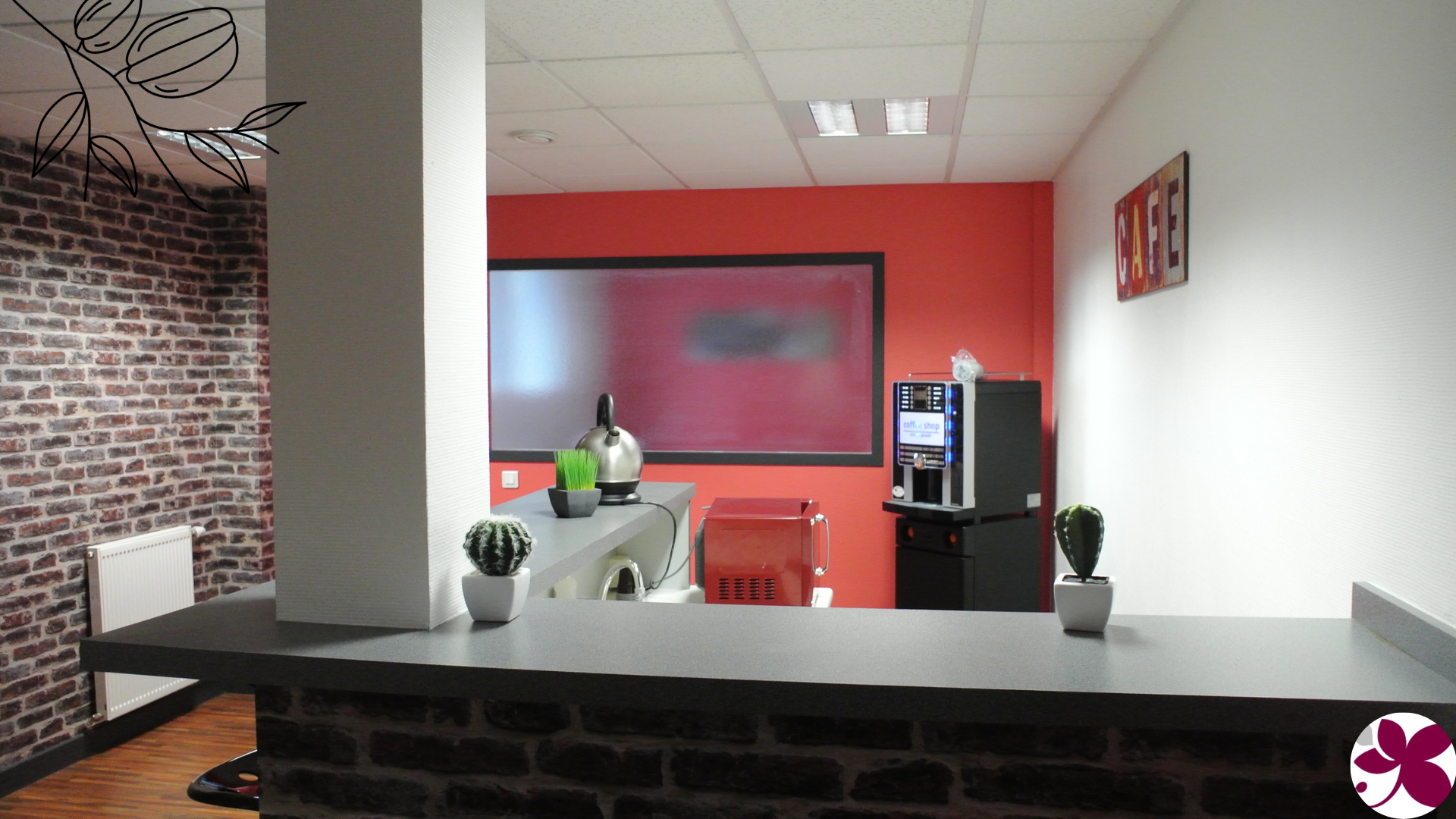 salle de pause décoration