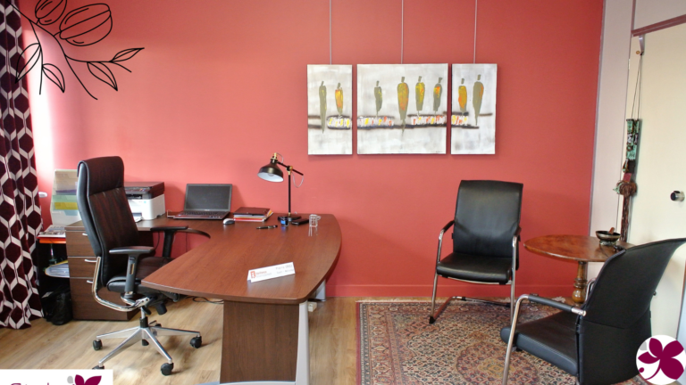 bureau père fils décoré