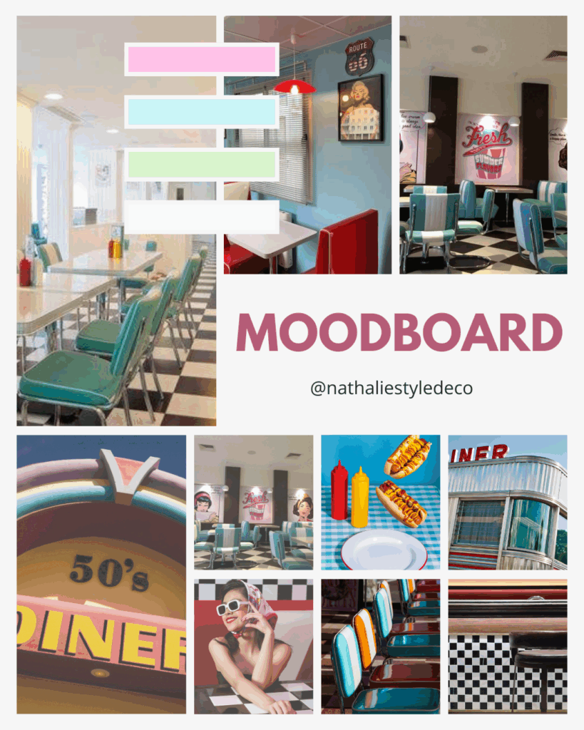 planche d'ambiance diner room airbnb